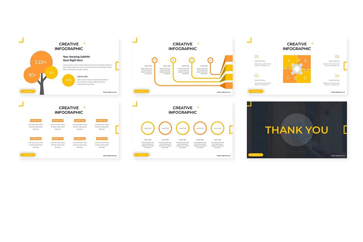 Creativy - Powerpoint Template, a Presentation Template by AQR Studio