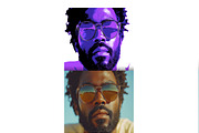 Two Color Dual Lighting Photo Effect, a Brushes & More by studiogstock (Thumbnail 2 of 2)
