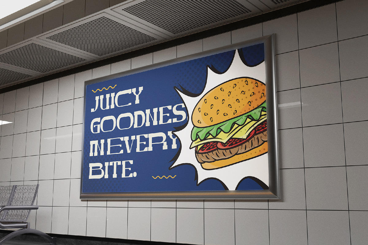 Brivone - Display Retro Font, a Font by Rishsketch (Photo 9 of 15)