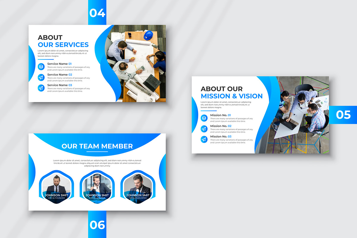 Corporate Powerpoint Template, a Presentation Template by pixelcreatx (Photo 2 of 3)