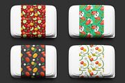 Tomatoes Vector Patterns, a Food Illustration by AKOMIX (Thumbnail 6 of 6)