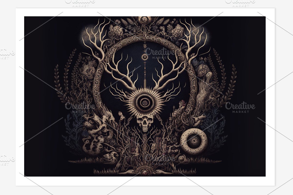 Sham Collection · Shaman Art, a Person Illustration by milatovar (Photo 10 of 18)
