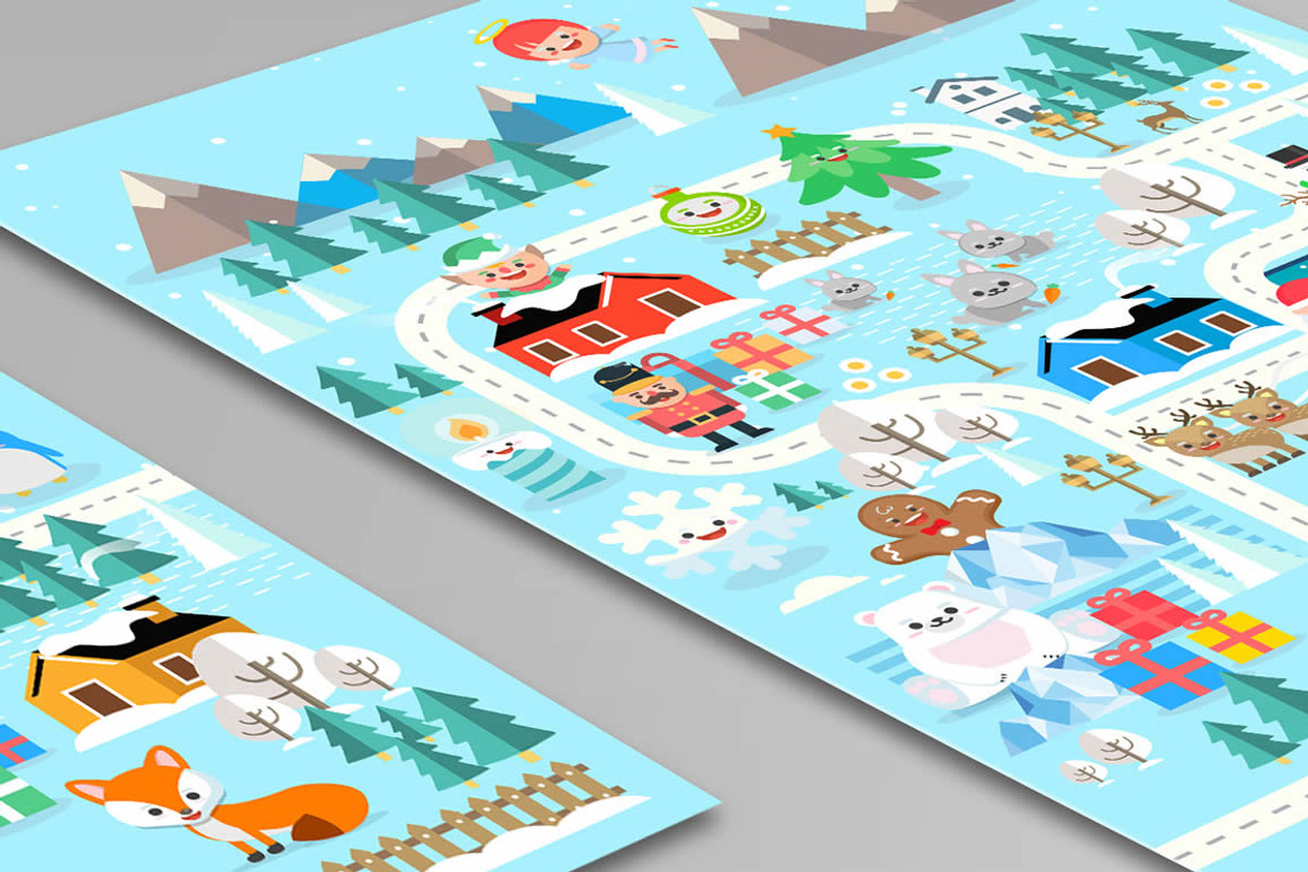 Xmasland Christmas poster design, a Flyer Template by www.lemongraphic.design (Photo 5 of 6)