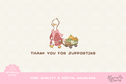 Silly Goose Louie Clipart Bundle, an Animal Illustration by Blumensdiary (Thumbnail 12 of 12)