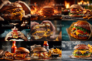 80 Professional Burger Stock Photos, a Food & Drink Photo by Incomelion (Thumbnail 12 of 14)