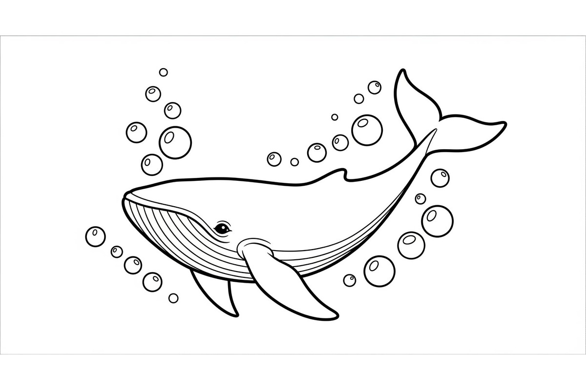Whale Line Art Vector Bundle, an Illustration by yasushie (Photo 36 of 51)
