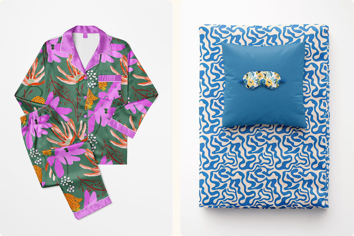 Funky Seamless Patterns, a Pattern Graphic by Ninterints (Photo 10 of 19)