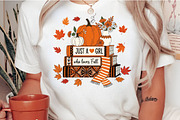 Just a Girl Who Loves Fall, an Illustration by Craft Nest (Thumbnail 2 of 6)