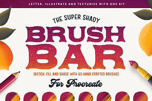 The Brush Bar | 60 Procreate Brushes, a Brush Add-On by Callie Rian & Co.