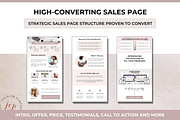 Course Sales Page Canva Template, a Landing Page Template by Julia On Purpose (Thumbnail 4 of 8)