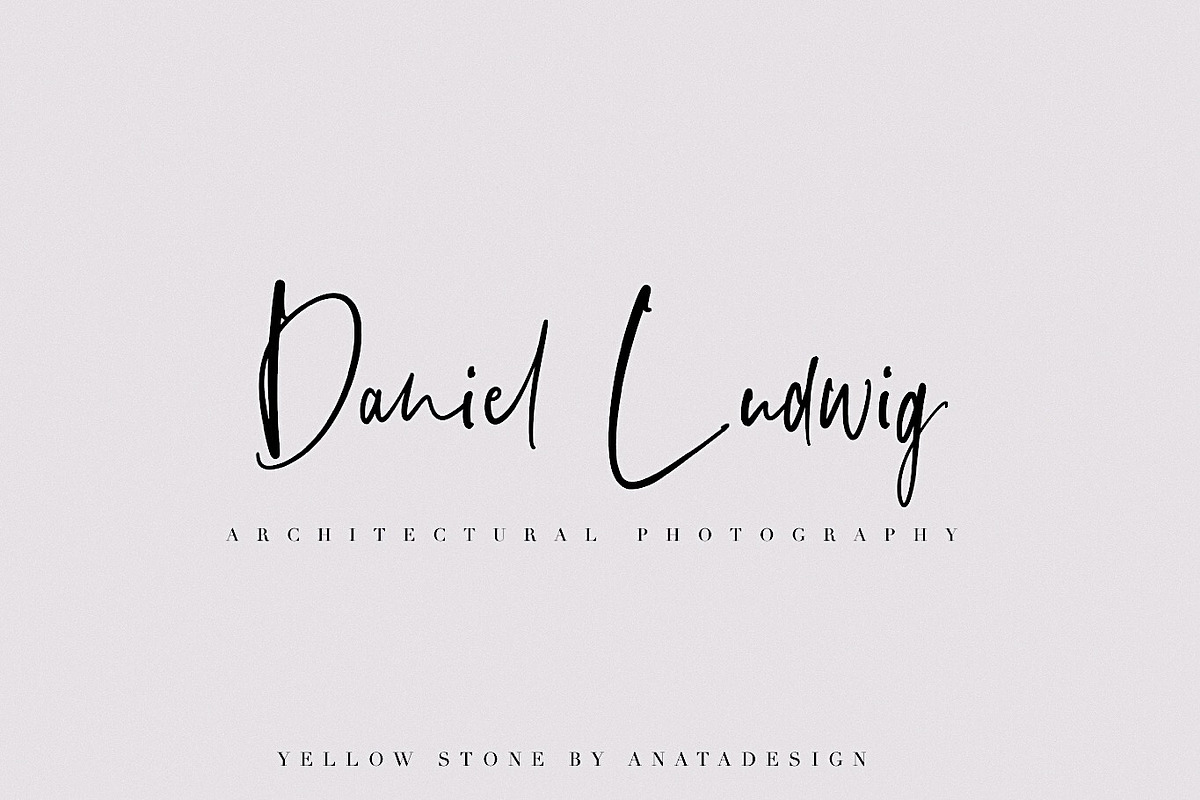 Sale 20% // Yellow Stone, a Script Font by Anatadesign (Photo 12 of 14)