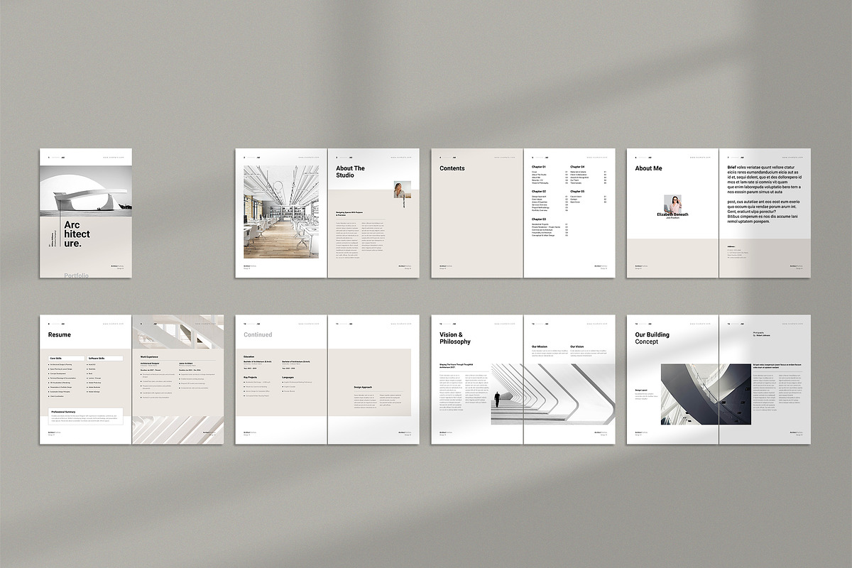 Architecture Portfolio Template, a Brochure Template by TemplateFolio-Shop (Photo 22 of 25)