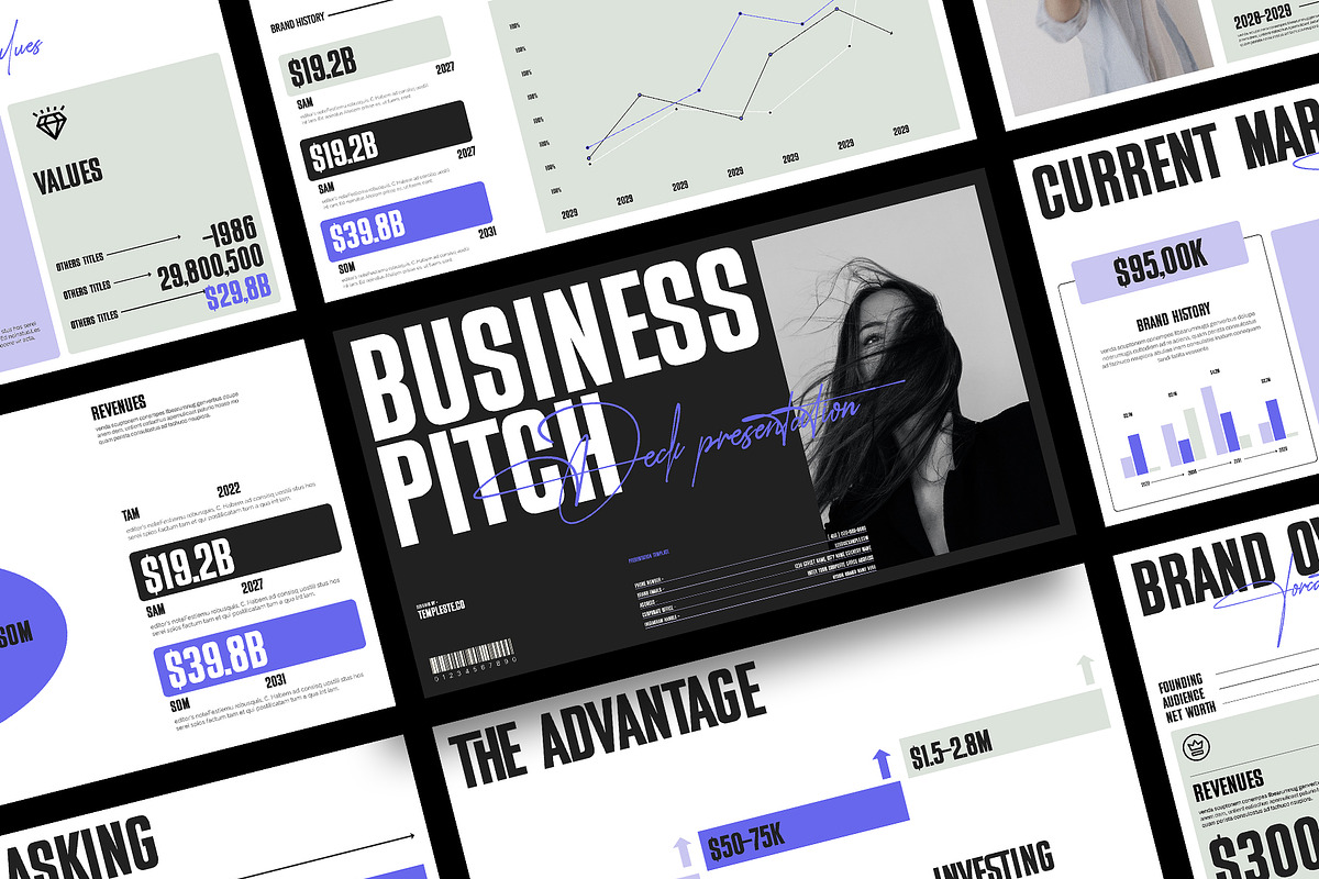Startup Business Pitch Deck Template, a Presentation Template by Templeste (Photo 6 of 7)