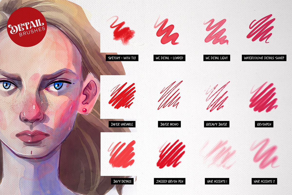 Wicked Watercolour Brushes, a Brush Add-On by Green Room Media (Photo 11 of 23)