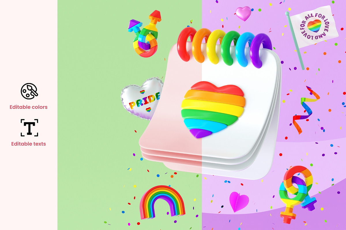 Pride Month Flyer Background, a Background Graphic by TandemStock (Photo 2 of 3)