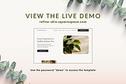 Esthetician Website Template, a Squarespace Template by Pretty Boss Designs (Thumbnail 4 of 6)
