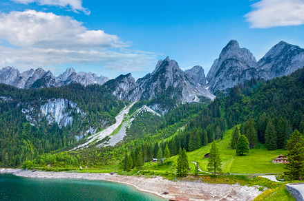 Alpine summer lake view, a Nature Photo by YuriyB