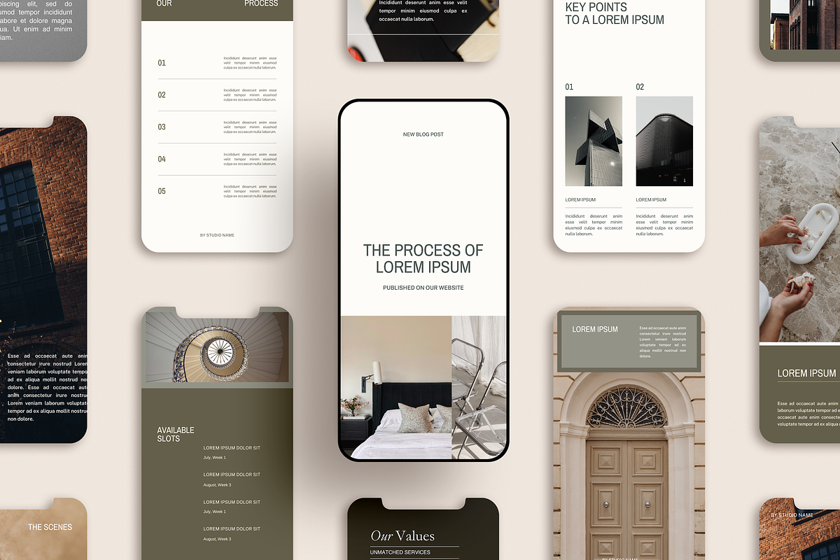 Refined Social Media Templates, a Social Media Template by Brand & Bloom (Photo 4 of 9)