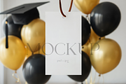 Graduation Hanging Tag Mockup, a Product Mockup by TatiMockup (Thumbnail 1 of 4)