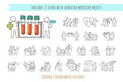 Medicine set with People, a Healthcare Illustration by Sapunkele (Thumbnail 3 of 4)