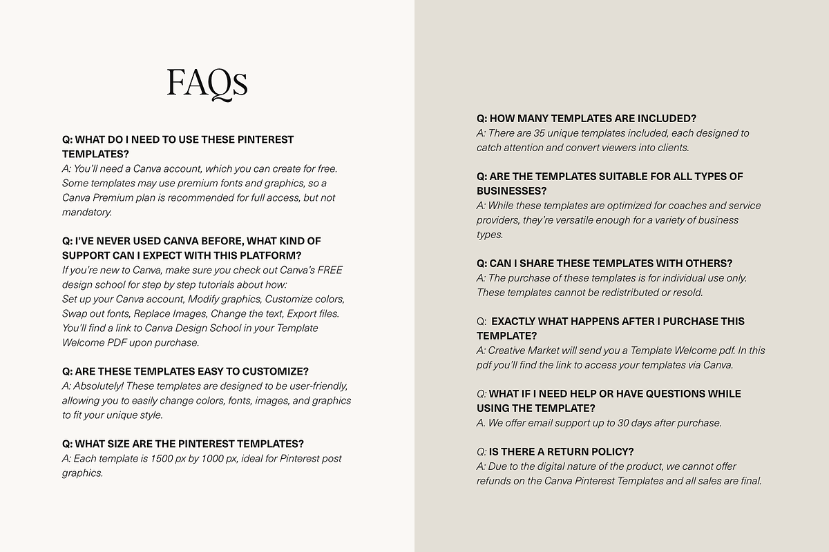 Luxury Canva Pinterest Templates, a Marketing Template by Glo Design Studio (Photo 9 of 10)