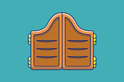 Wildwest Cowboy Pack Cartoon Vector, an Object Illustration by Artstorystudio (Thumbnail 11 of 11)