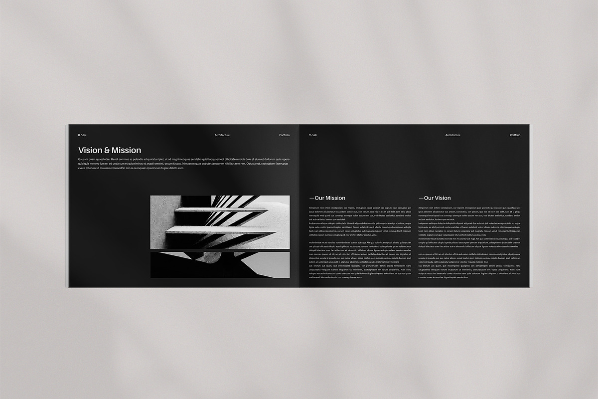 Architecture Portfolio Landscape, a Brochure Template by TemplateFolio-Shop (Photo 6 of 18)