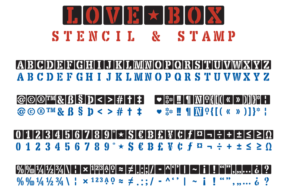 LOVE-BOX FONT preview 3