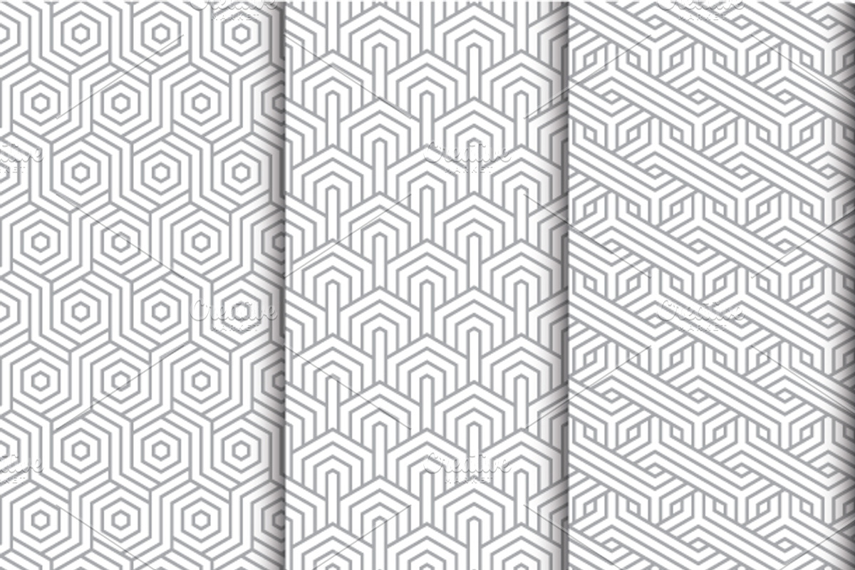 a seamless pattern set, a Pattern Graphic by Watchada's factory