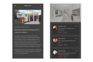 Real Estate & Property App Psd