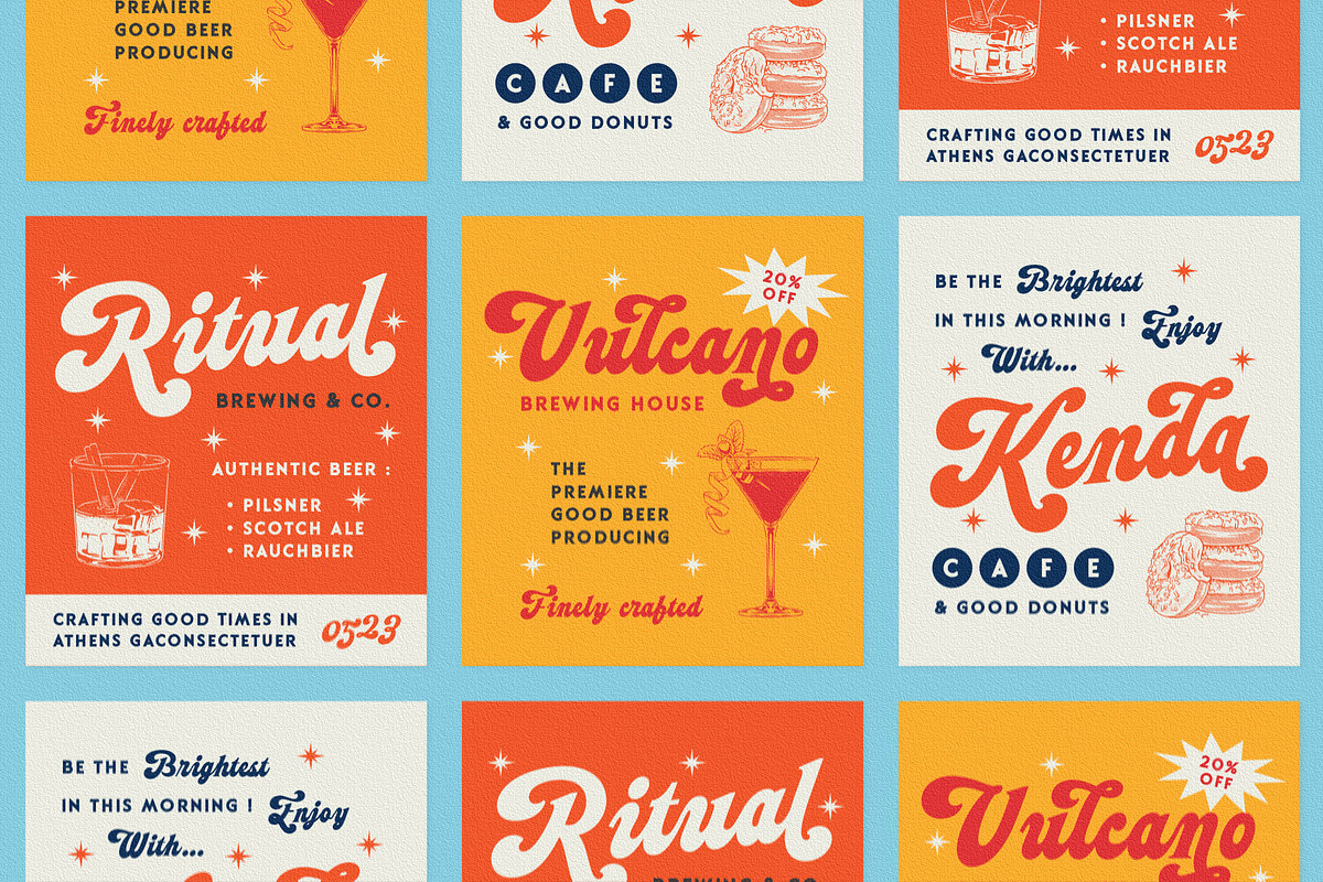 Hittedal - Display Font, a Sans Serif Font by Edignwn Type (Photo 2 of 11)
