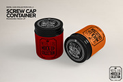 Round Screw Cap Metal Mockup, a Product Mockup by INCDesign (Thumbnail 7 of 7)