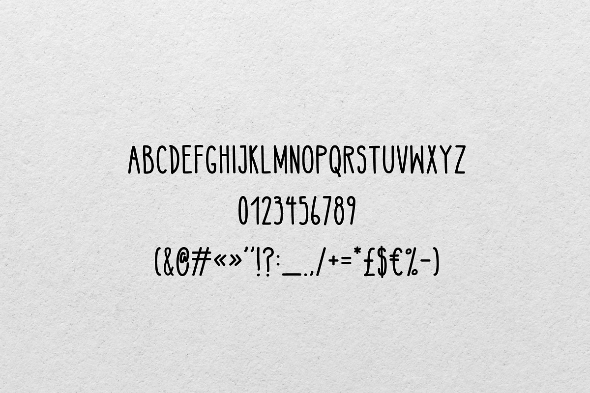 High Hand-Drawn Font, Authentic look, a Sans Serif Font by HeraclesVisuals (Photo 2 of 8)