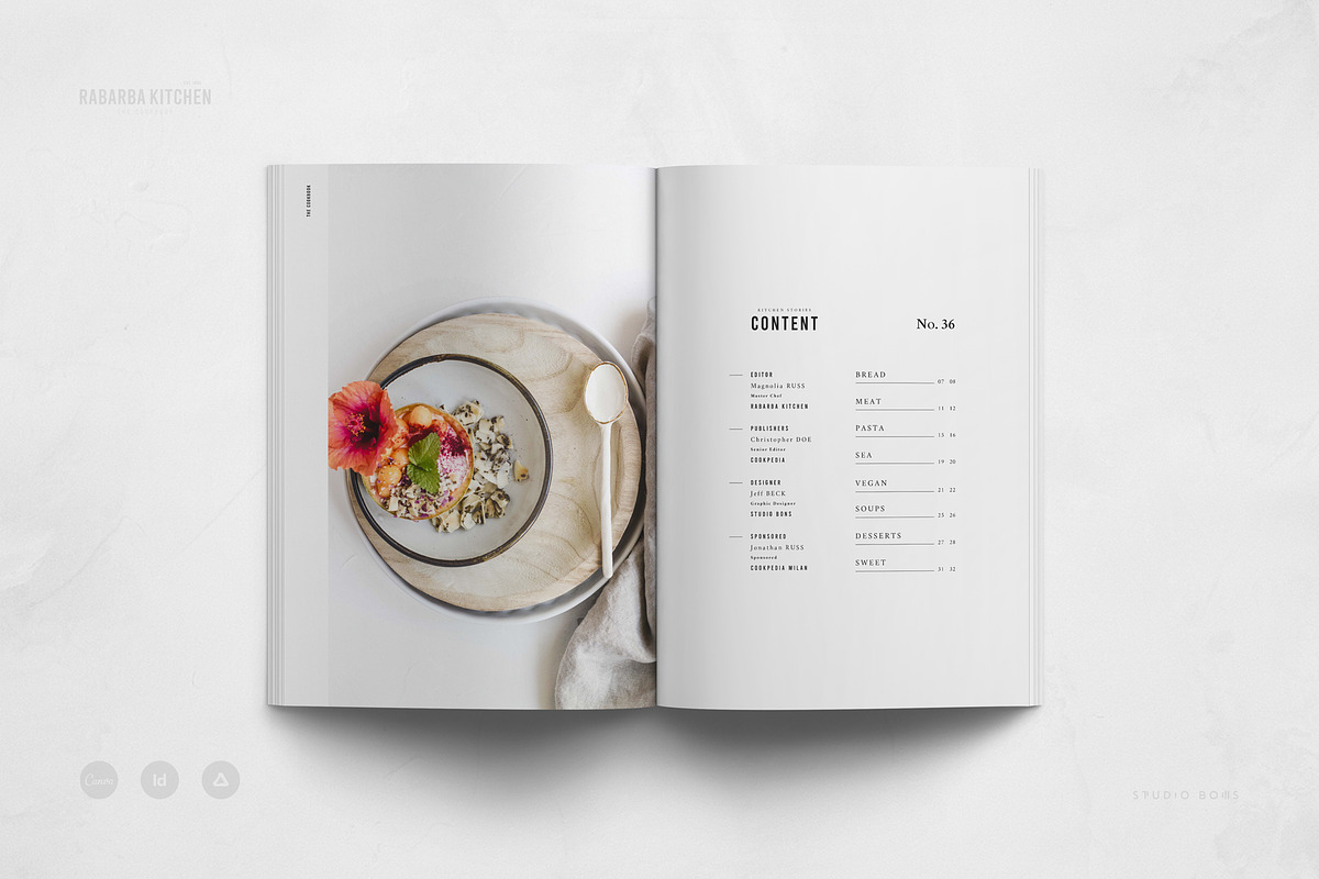 Cookbook | Recipe Book, a Brochure Template by Studio Bons (Photo 2 of 26)