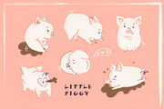 Little Piggy, an Animal Illustration by Twisted Tail (Thumbnail 3 of 5)