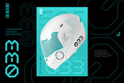 Sqeton - Mecha Stencil Display Font, a Sans Serif Font by Drizy (Thumbnail 5 of 9)