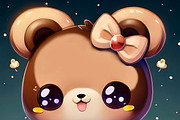 Procreate Cute Chibi Bears Stamps, a Brush Add-On by OneBerryCreations (Thumbnail 2 of 10)