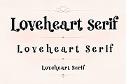 Loveheart Serif, a Serif Font by Wow Magic (Thumbnail 3 of 6)