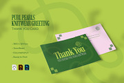 Knitwear Greeting - Thank You Card, a Card Template by VUNIRA (Thumbnail 1 of 3)