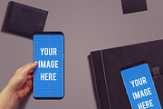 Samsung Galaxy S8 Mockup, an Android Mockup by Tzochko (Thumbnail 6 of 11)