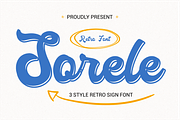 Sorele Retro Font, a Script Font by PutraCetol Studio (Thumbnail 1 of 7)