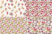 Christmas patterns set, a Pattern Graphic by Dreaming_Lucy (Thumbnail 2 of 5)