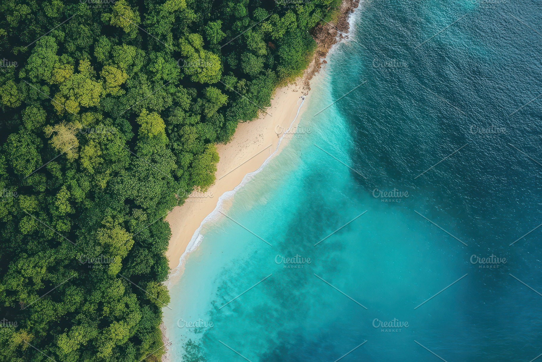 View of turquoise waters meeting san, a Photo by Iftikhar Alam