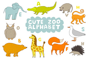 Cute Zoo Alphabet