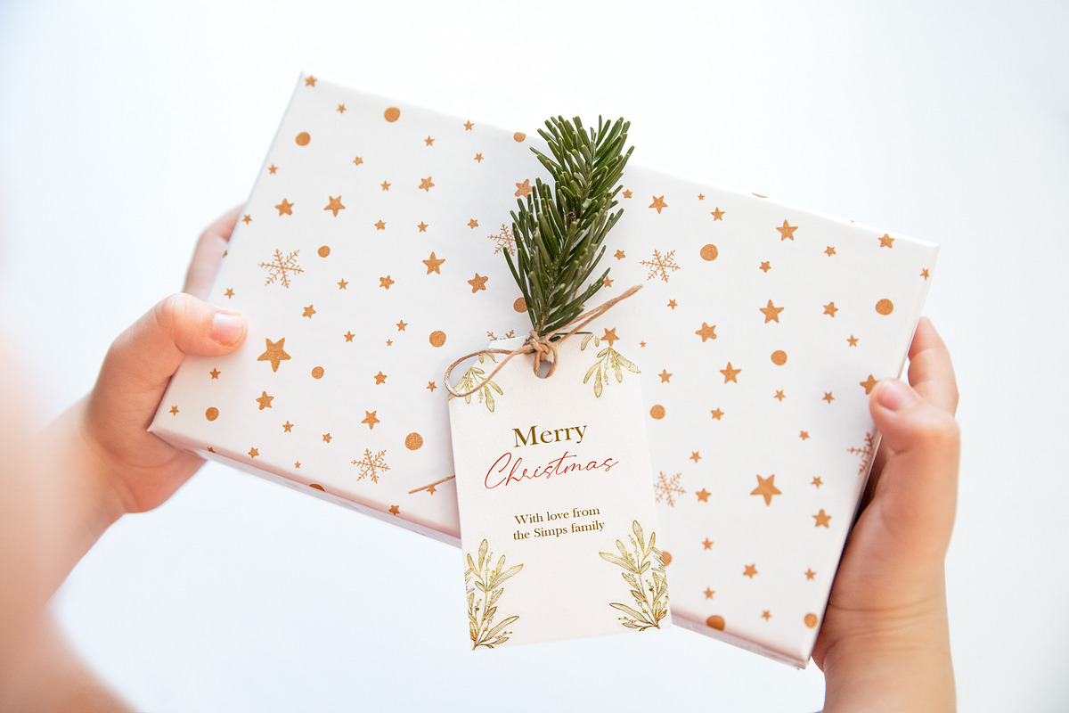 Christmas Tag Mockup,Gift Tag Mockup, a Product Mockup by ILoveMockupDesign (Photo 5 of 9)