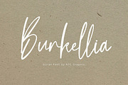 Burkellia Handwriting Script Font, a Script Font by NTC Graphic (Thumbnail 1 of 9)