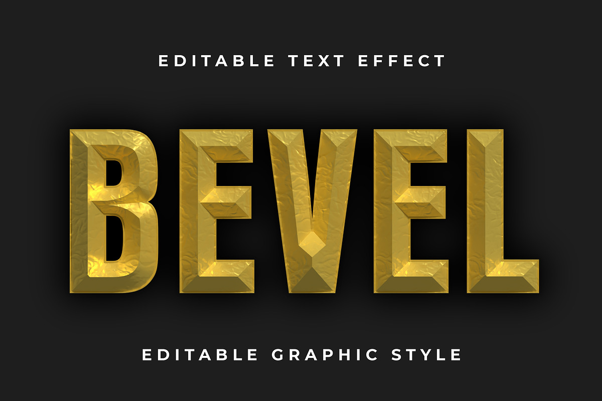 3D Beveled Text Effect