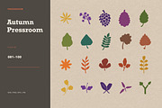 100 Hand-Cut Botanical Shapes, a Seasonal Illustration by designvectx (Thumbnail 8 of 8)
