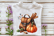 Watercolor Cowboy Autumn Clipart, an Illustration by Rose Art (Thumbnail 4 of 7)