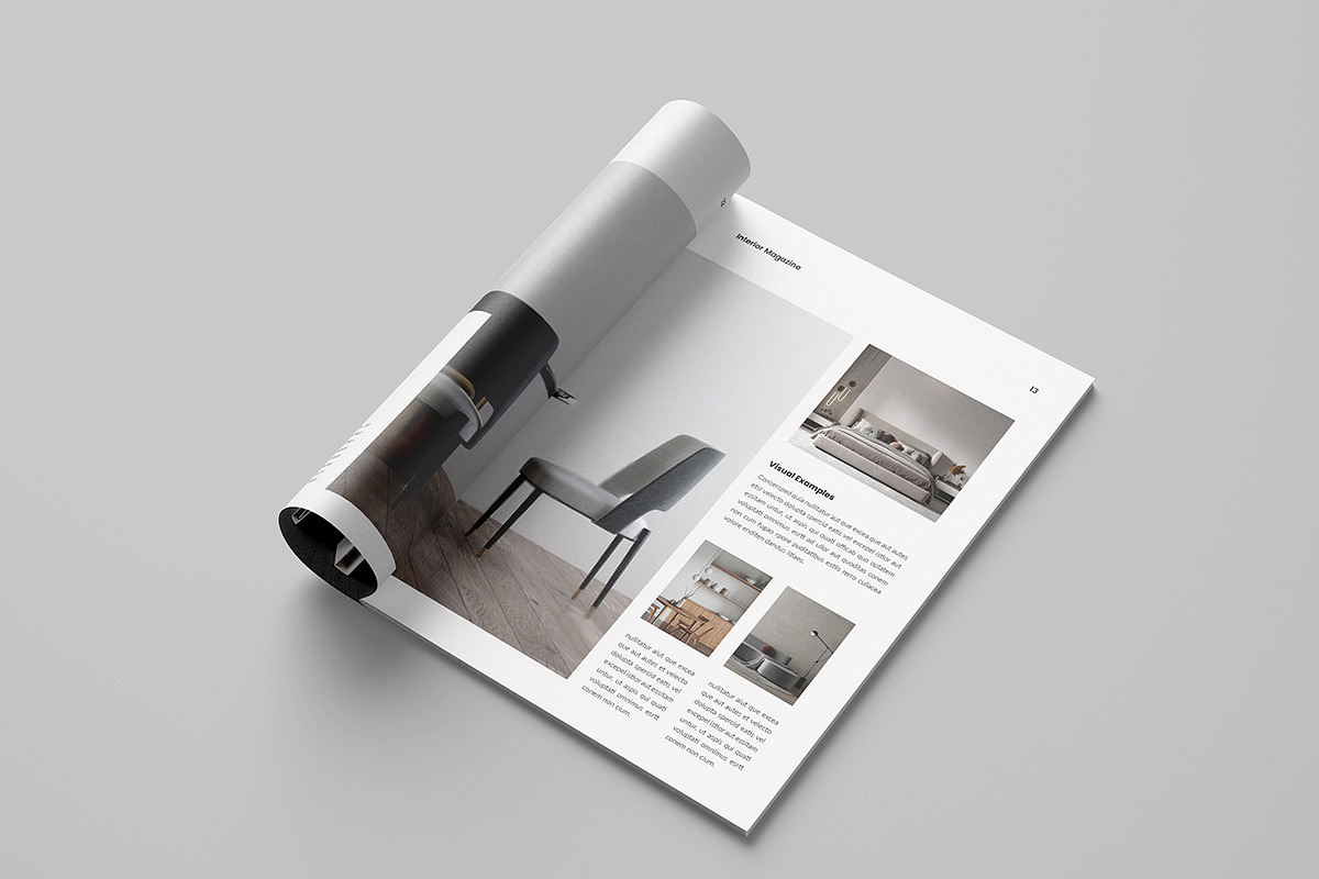Interior Design Magazine Template, a Magazine Template by Spark_Creative (Photo 7 of 12)
